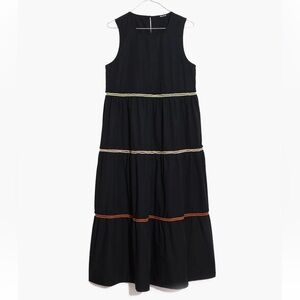 Madewell Rickrack Cattail Tiered Dress